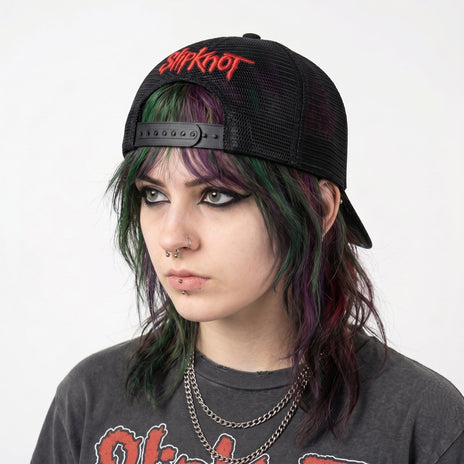 SLIPKNOT - LOGO - Mesh Back Cap Black