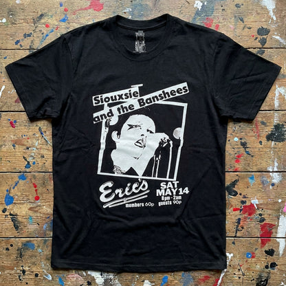 SIOUXSIE & THE BANSHEES - ERIC'S - Carbon T-Shirt Black