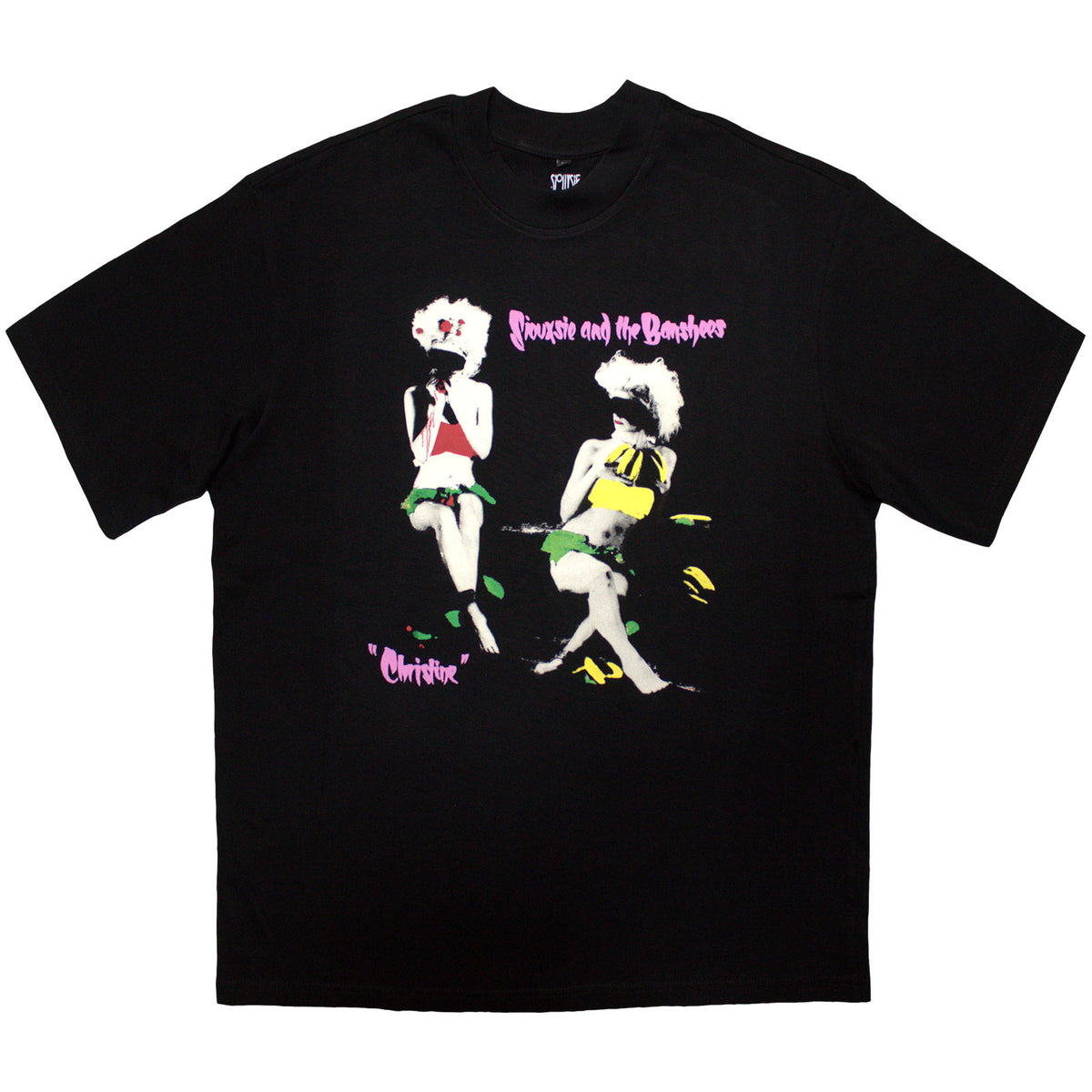 SIOUXSIE & THE BANSHEES - CHRISTINE - Oversized Boxy T-Shirt Black
