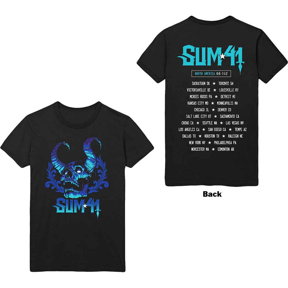 SUM 41 - BLUE DEMON - T-Shirt Black