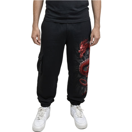 ORIENTAL DRAGON  - Casual Cargo Joggers