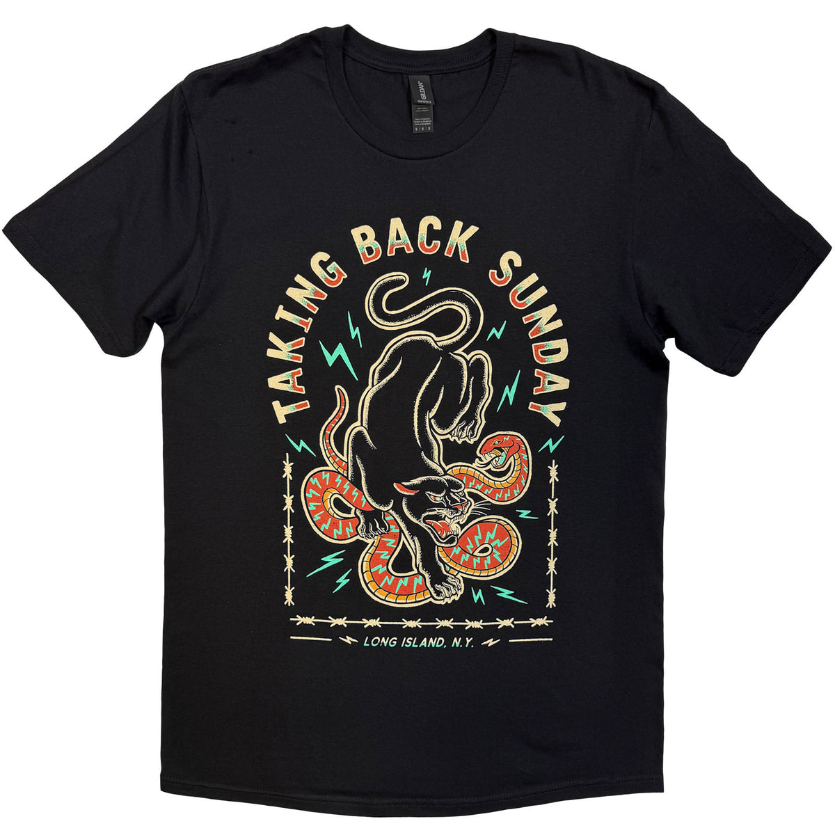 TAKING BACK SUNDAY - PANTHER SNAKE - T-Shirt Black