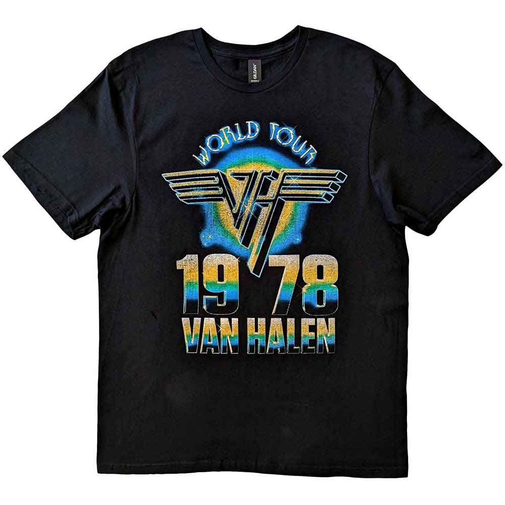 VAN HALEN - WORLD TOUR '78 1 - T-Shirt Black