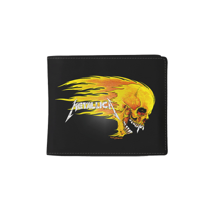 Rocksax Metallica Wallet - Pushead Flame