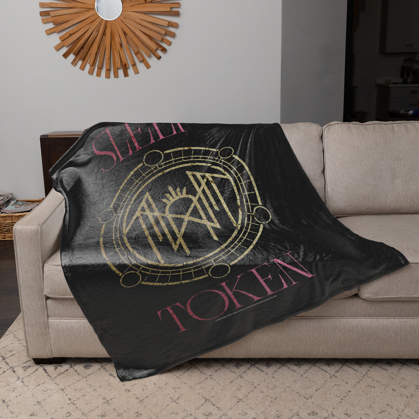 Rocksax Sleep Token Sherpa Fleece Blanket - Even In Arcadia 1