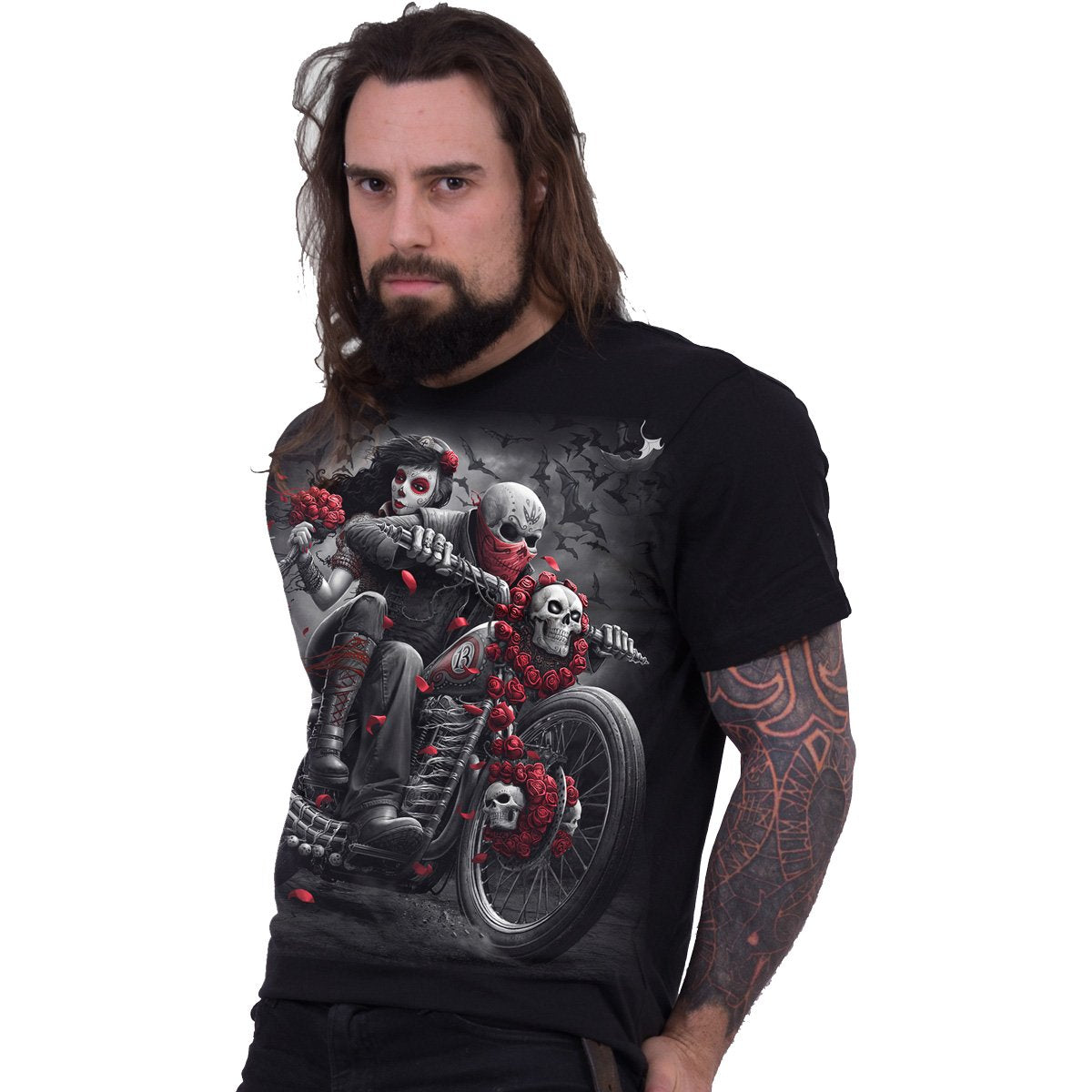 DOTD BIKERS - T-Shirt Black - Spiral USA
