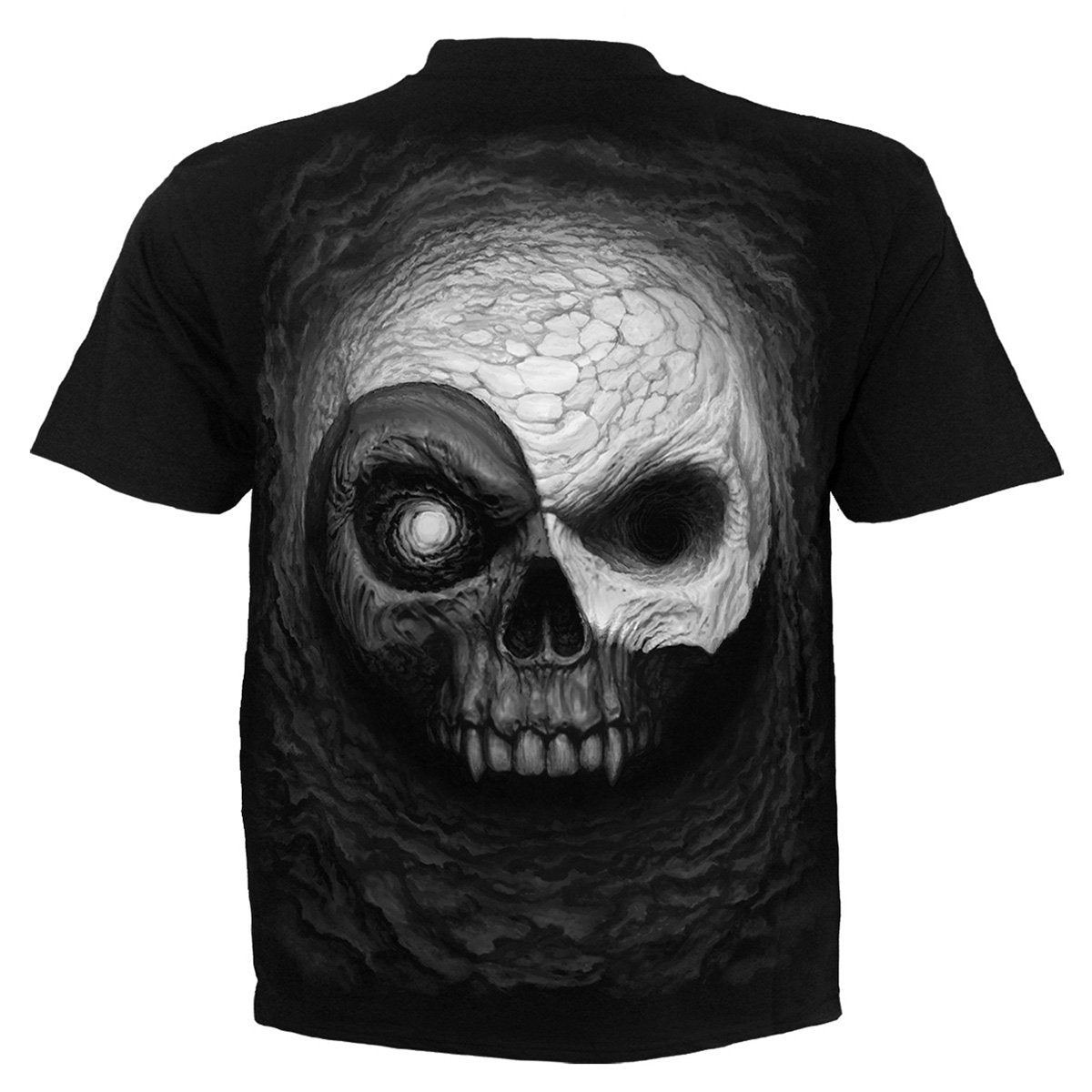 YIN YANG SKULLS - T-Shirt Black - Spiral USA