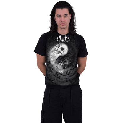 YIN YANG SKULLS - T-Shirt Black - Spiral USA