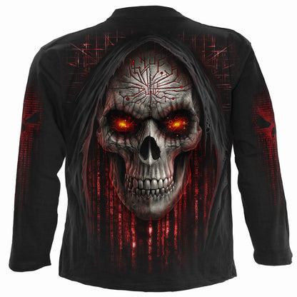 CYBER DEATH - Longsleeve T-Shirt Black